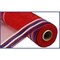 10" Border Stripe Metallic Mesh Ribbon: Red/White/Blue (10 Yards)